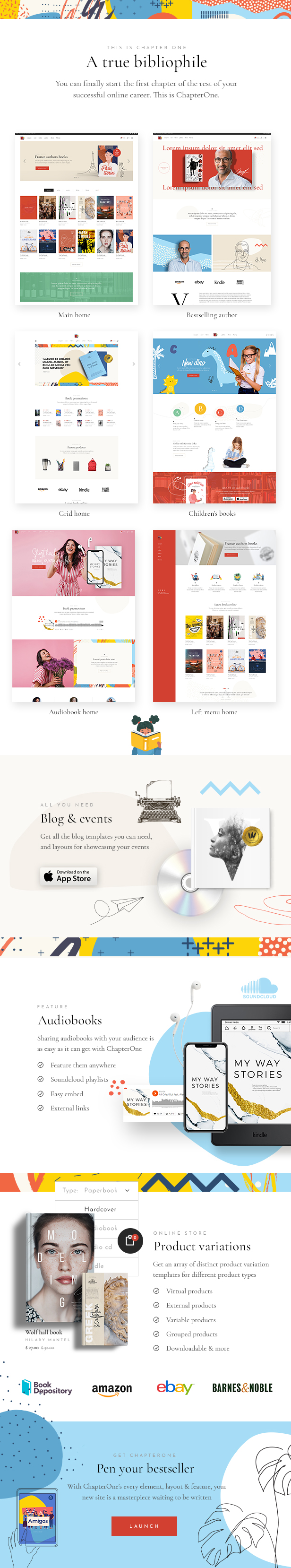 ChapterOne - Bookstore and Publisher Theme - 2